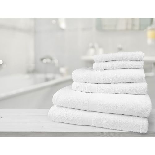 Merlin Bath Mat, Blended Frame Border, 20x30, 7.0 lbs, White